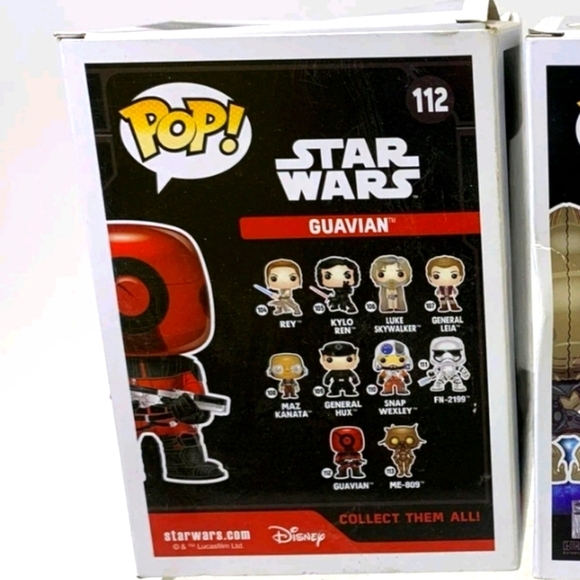 FIRM$$ Star Wars Guavian Red and Black Vinyl Figure - Picture 2 of 3